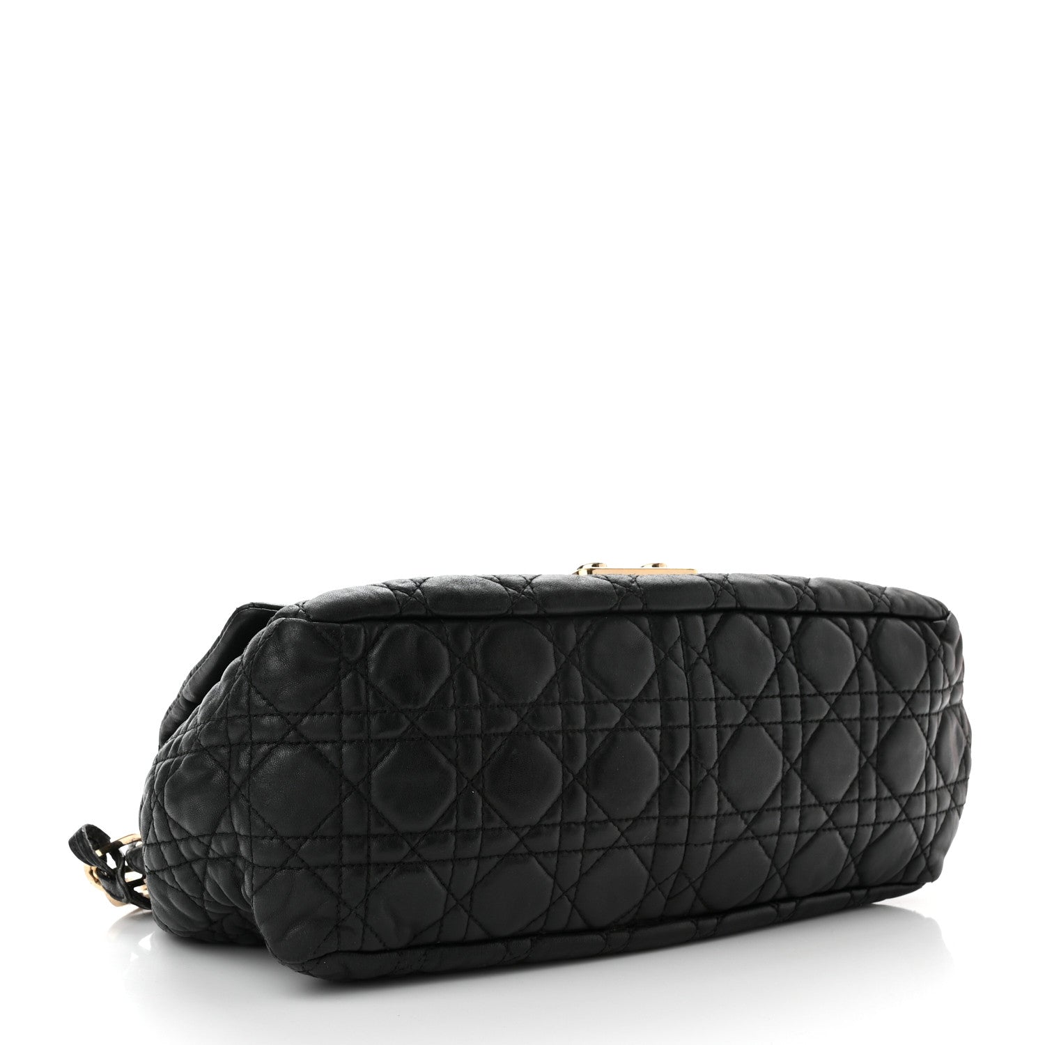 Christian Dior Lambskin Cannage Large New Lock Flap Black 3 of 9