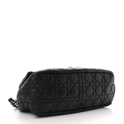 Christian Dior Lambskin Cannage Large New Lock Flap Black 3 of 9