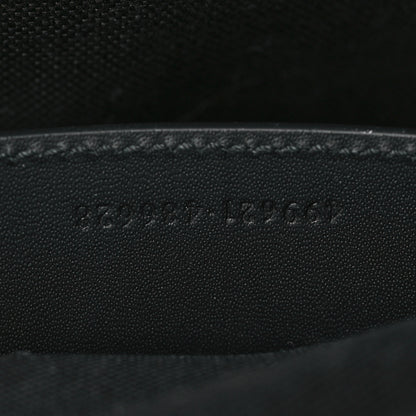 Gucci Denim Cuoio Harness GG Monogram Small Ophidia Dome Shoulder Bag Black Medium Grey 6 of 8