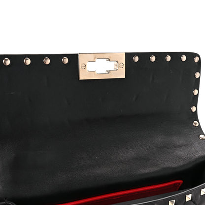 Valentino Garavani Lambskin Small Rockstud Spike Shoulder Bag Black 12 of 12