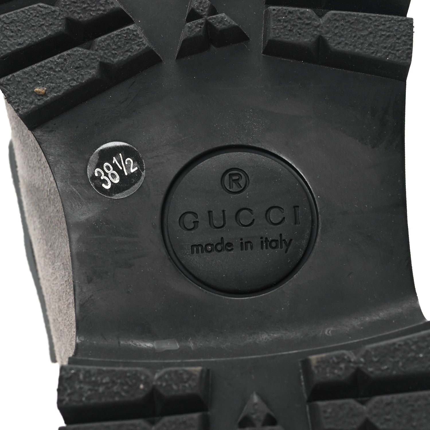 Gucci Suede Horsebit Ankle Boots 38.5 New Fango 6 of 9