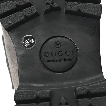 Gucci Suede Horsebit Ankle Boots 38.5 New Fango 6 of 9