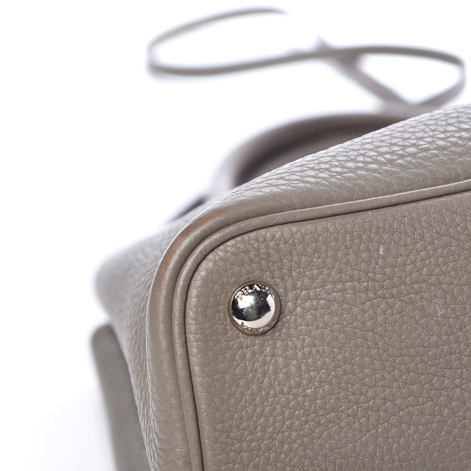 Prada Vitello Daino Small Double Bag Argilla Black 11 of 23