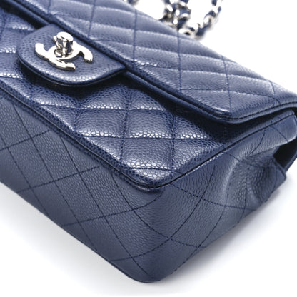 Chanel Caviar Quilted Mini Rectangular Flap Navy 12 of 12