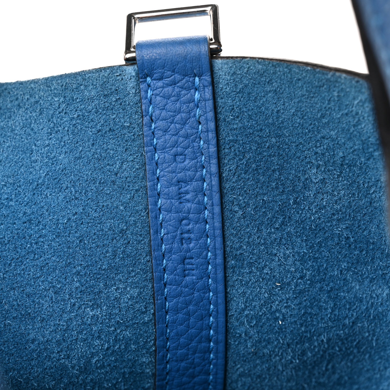 Hermes Taurillon Clemence Picotin Lock 18 PM Bleu Zellige 6 of 9