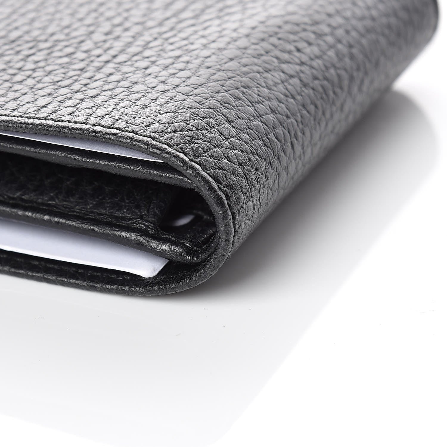 Gucci Dollar Calfskin Bi-Fold Wallet Black 7 of 10