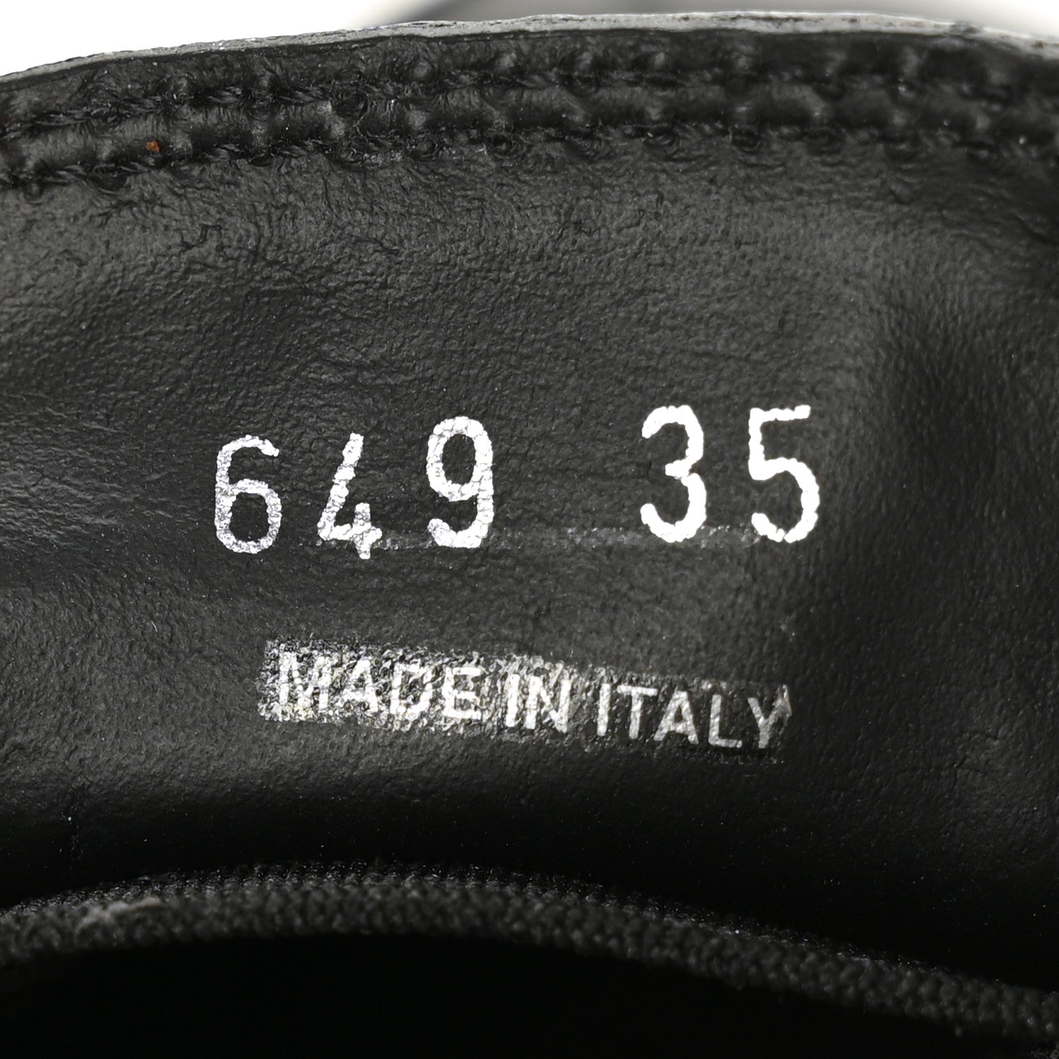 Prada Spazzolato Rois Metal Triangle Logo Monolith 55mm Loafers 35 Black 7 of 9