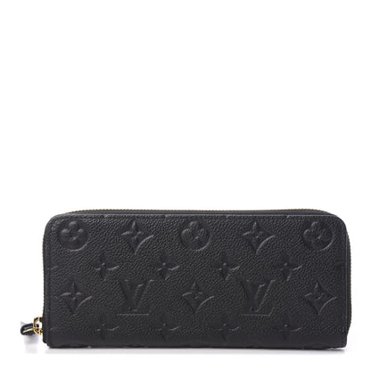 Louis Vuitton Empreinte Clemence Wallet Black 1 of 5