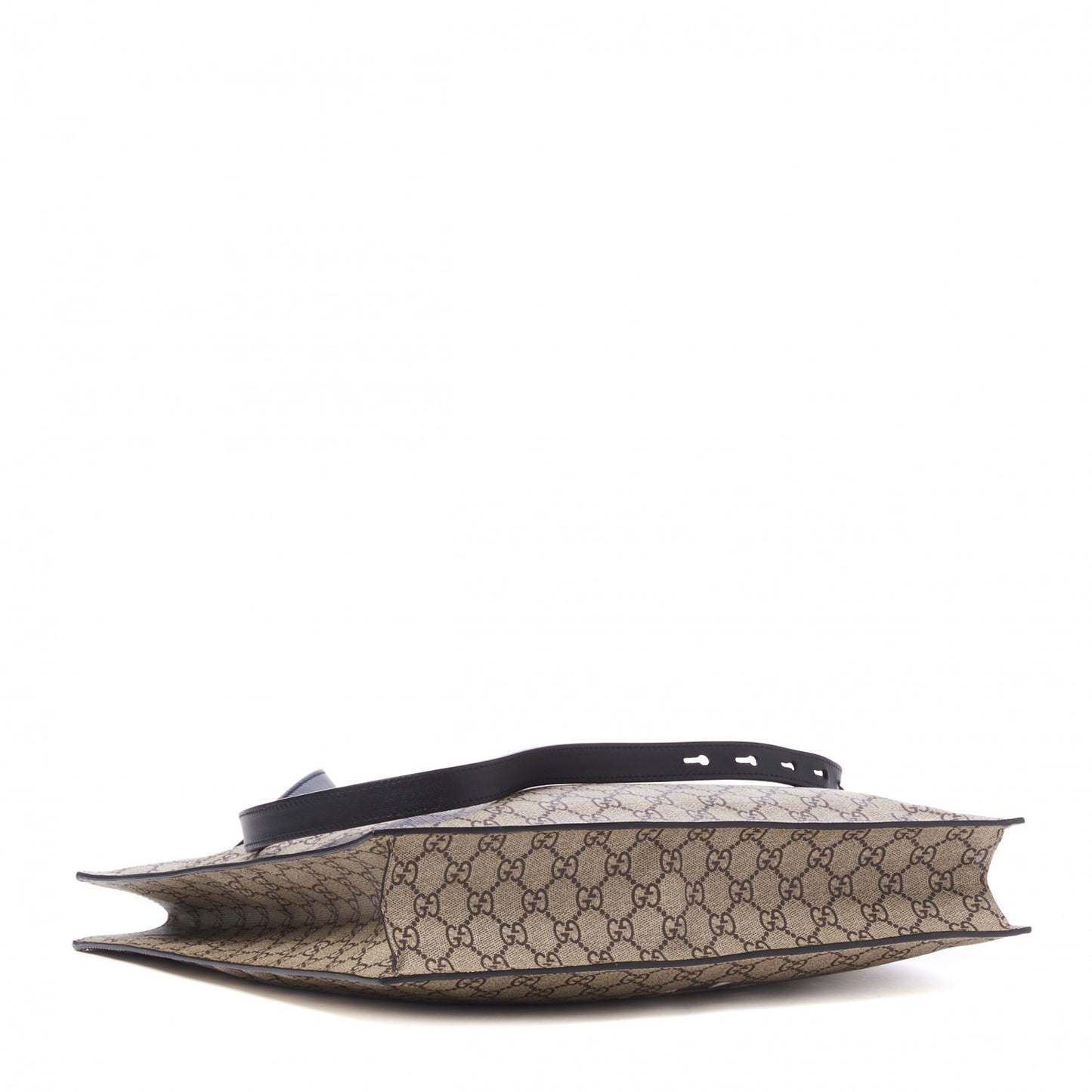 Soft GG Supreme Monogram Kingsnake Vertical Tote Black
