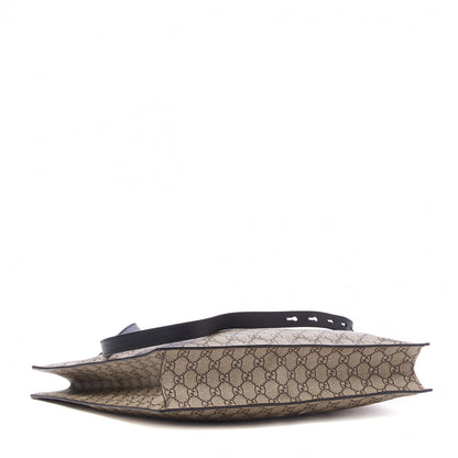 Gucci Soft GG Supreme Monogram Kingsnake Vertical Tote Black 4 of 9