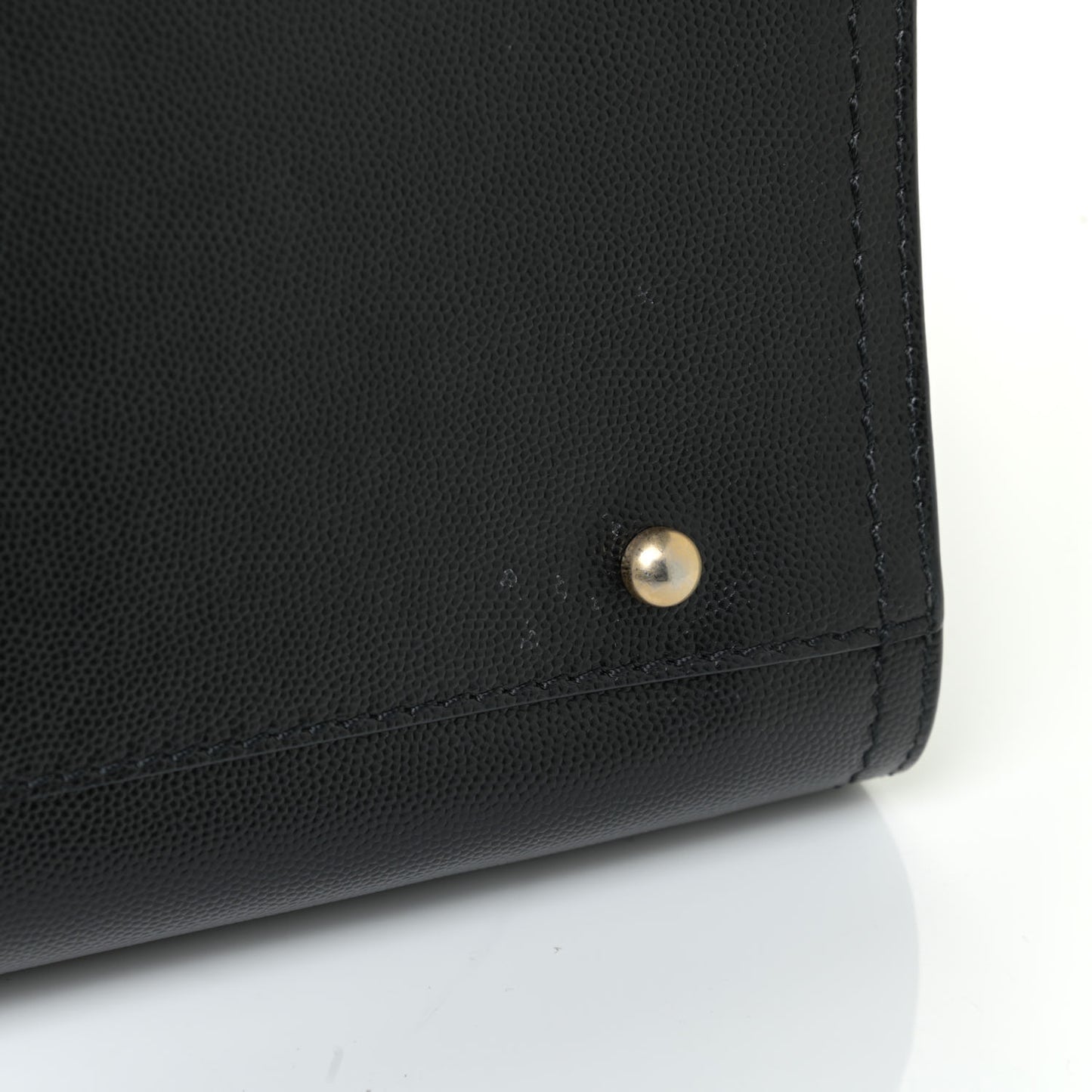 Caviar Small Studded Deauville Tote Black