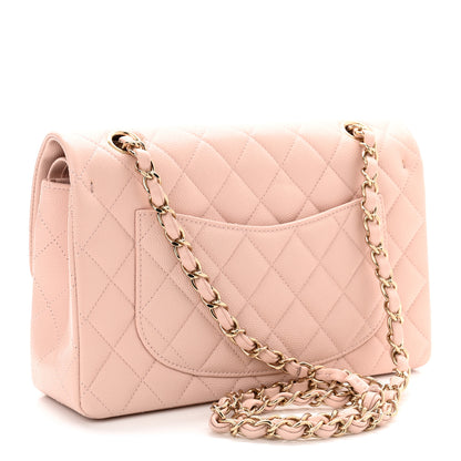 Chanel Caviar Quilted Small Double Flap Light Pink 2 of 10