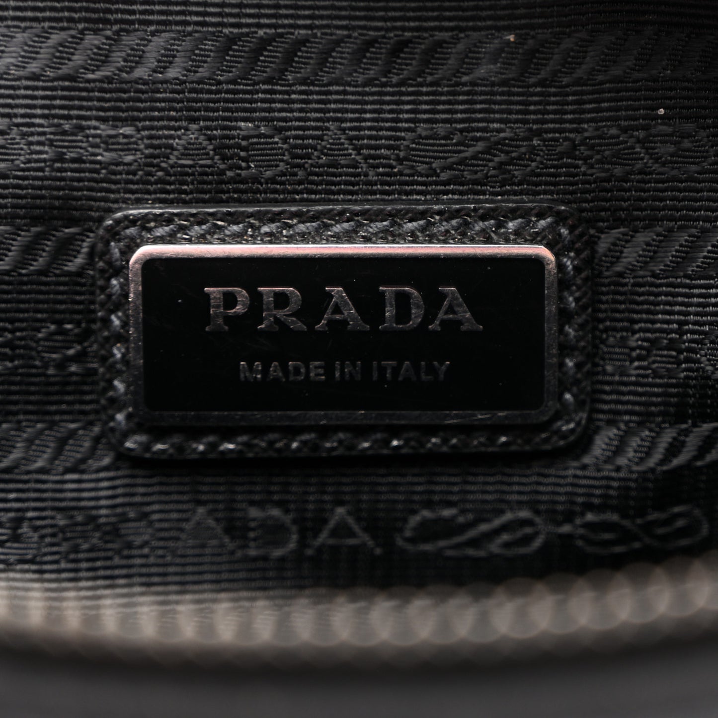 Re-Nylon Saffiano Sling Bag Black