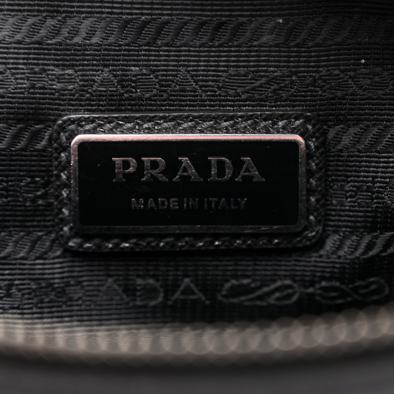 Prada Re-Nylon Saffiano Sling Bag Black 6 of 10