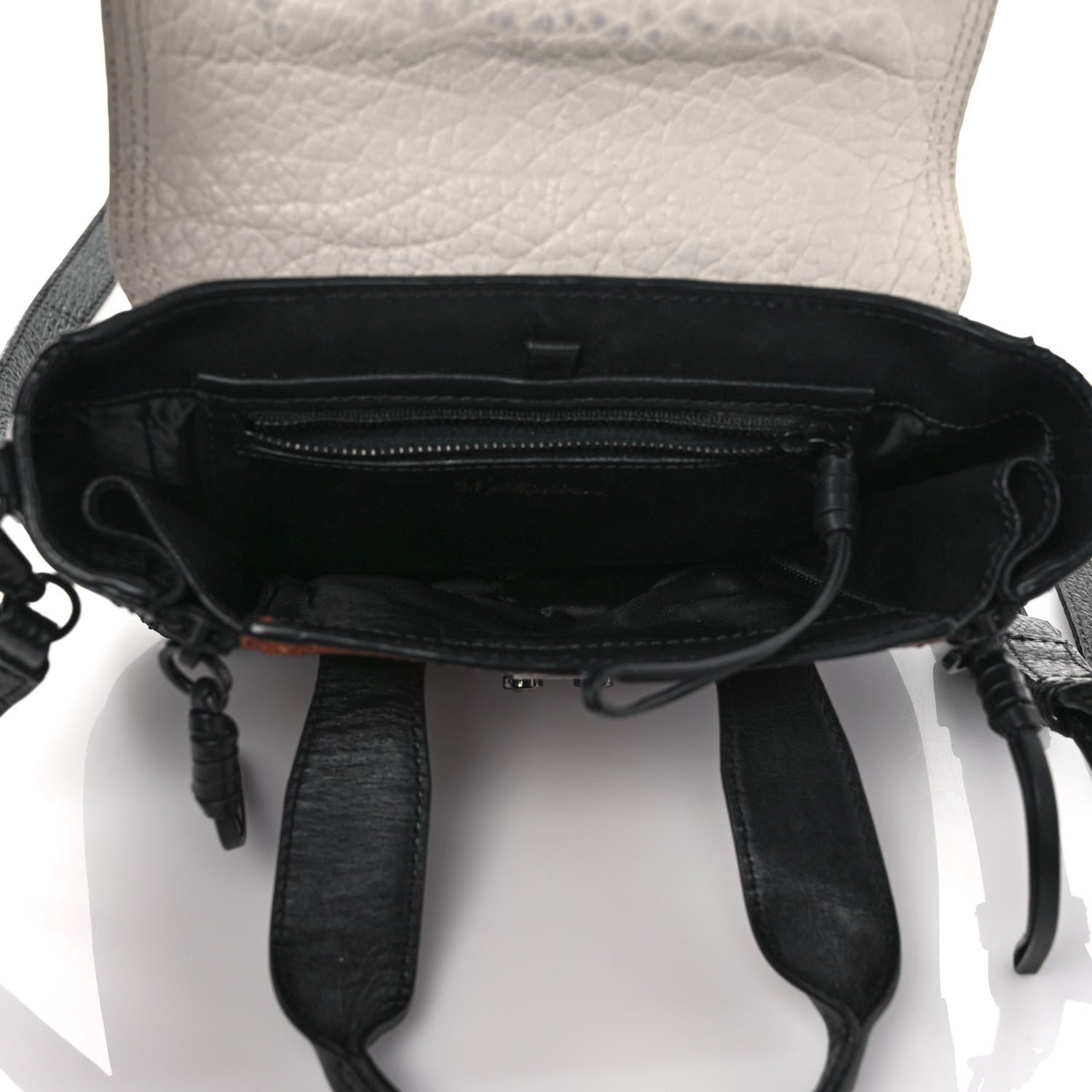 3.1 Phillip Lim Textured Calfskin Mini Colorblock Pashli Satchel Copper 4 of 8