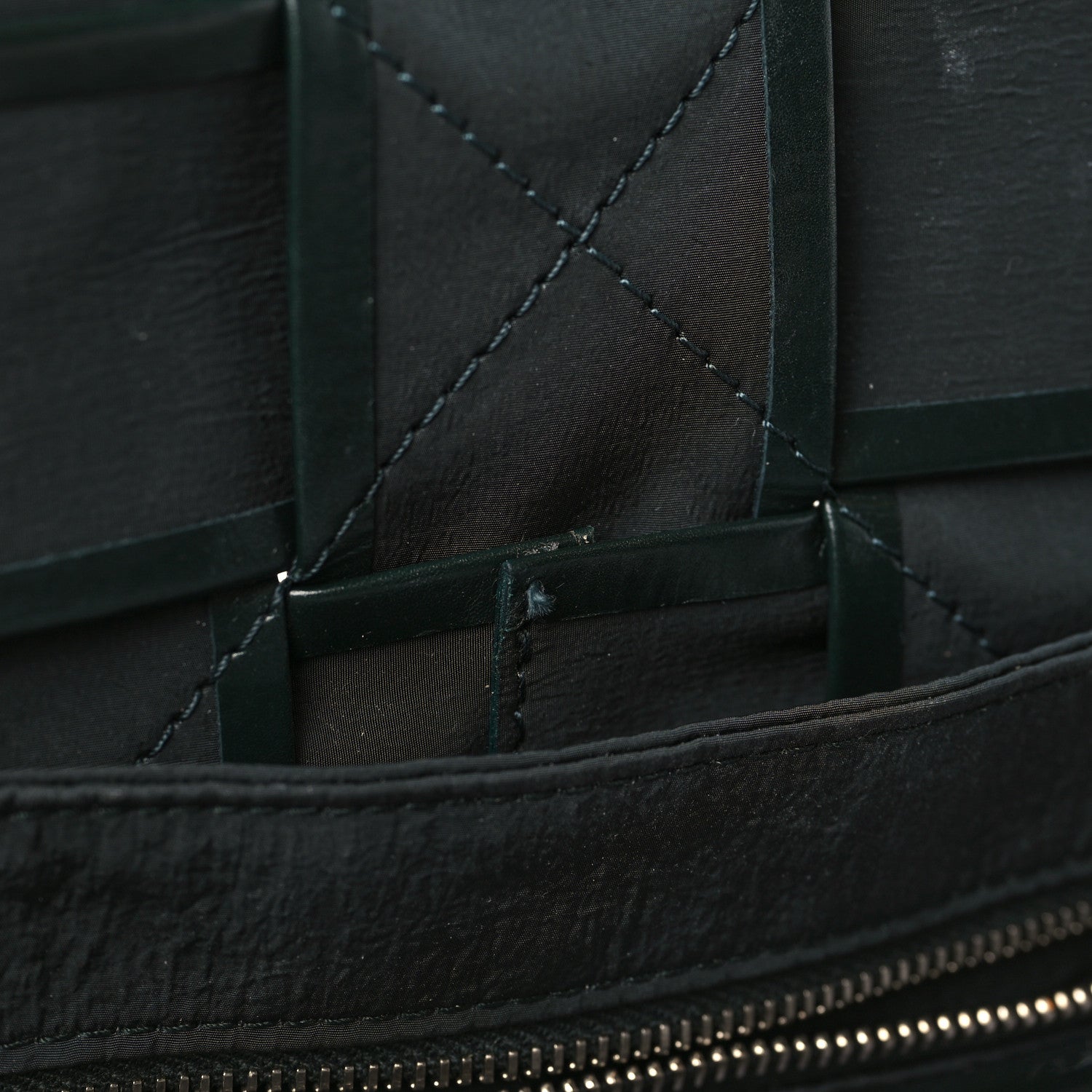 Bottega Veneta Paper Calfskin Maxi Intreccio Cassette Crossbody Bag Black 10 of 14
