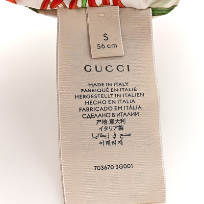 Gucci Silk Floral Headband S White Multicolor 8 of 9