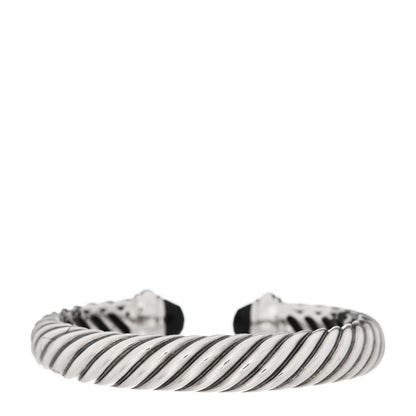 David Yurman Sterling Silver Black Onyx 10mm Waverly Bracelet 2 of 3