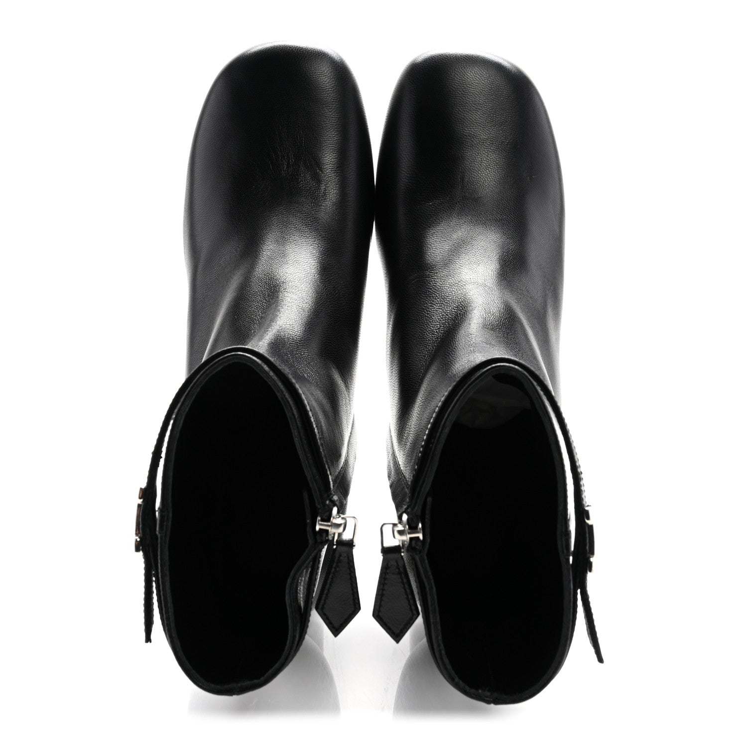 Hermes Calfskin Imperial 50 Ankle Boots 39 Black 2 of 10