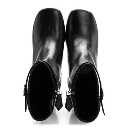 Hermes Calfskin Imperial 50 Ankle Boots 39 Black 2 of 10