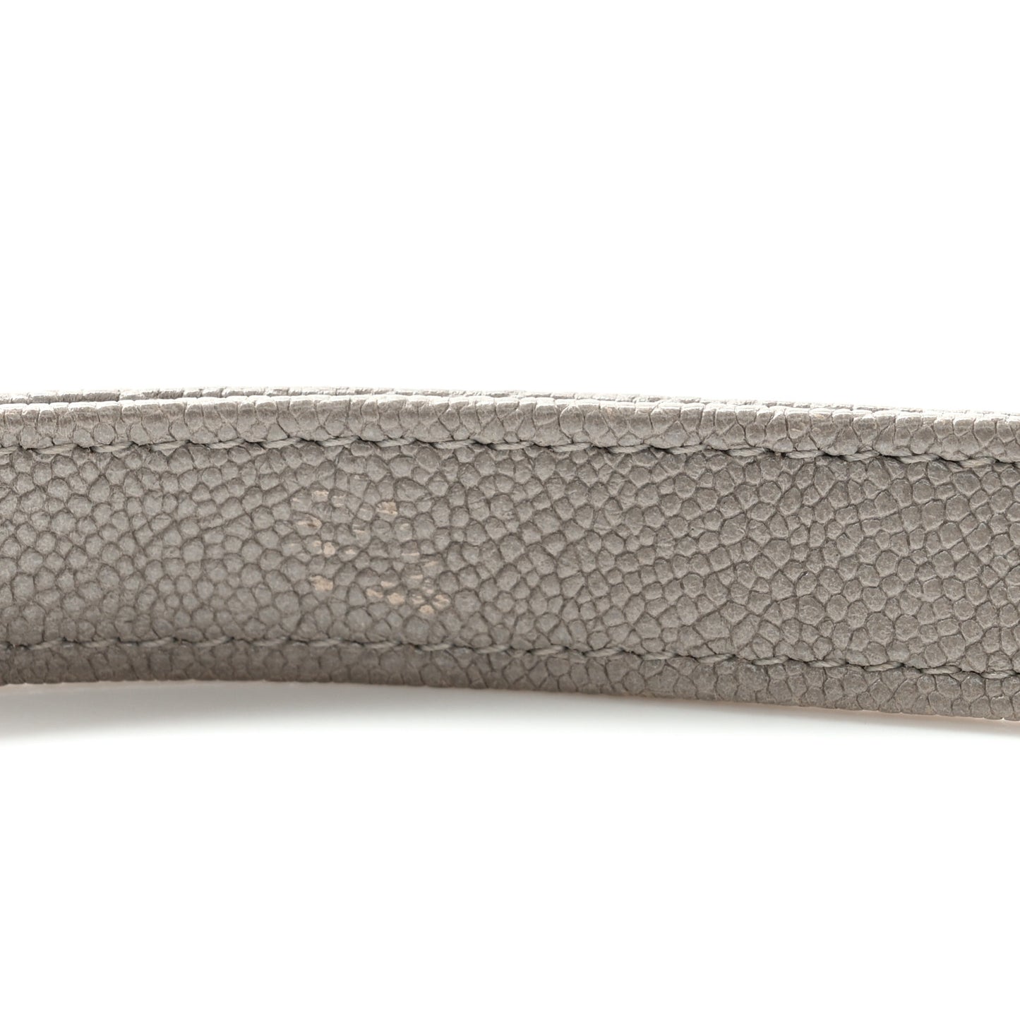 Caviar Quilted Boy Wallet On Chain WOC Grey