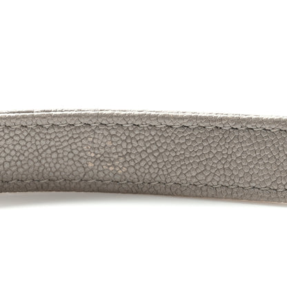 Chanel Caviar Quilted Boy Wallet On Chain WOC Grey 16 of 17