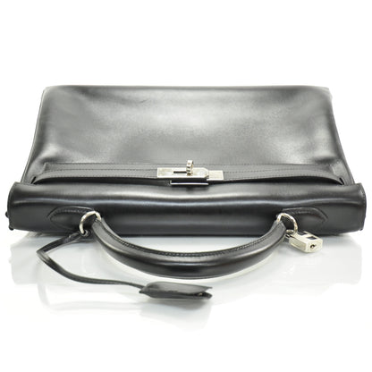 Hermes Box Leather Kelly 32 Black 5 of 13