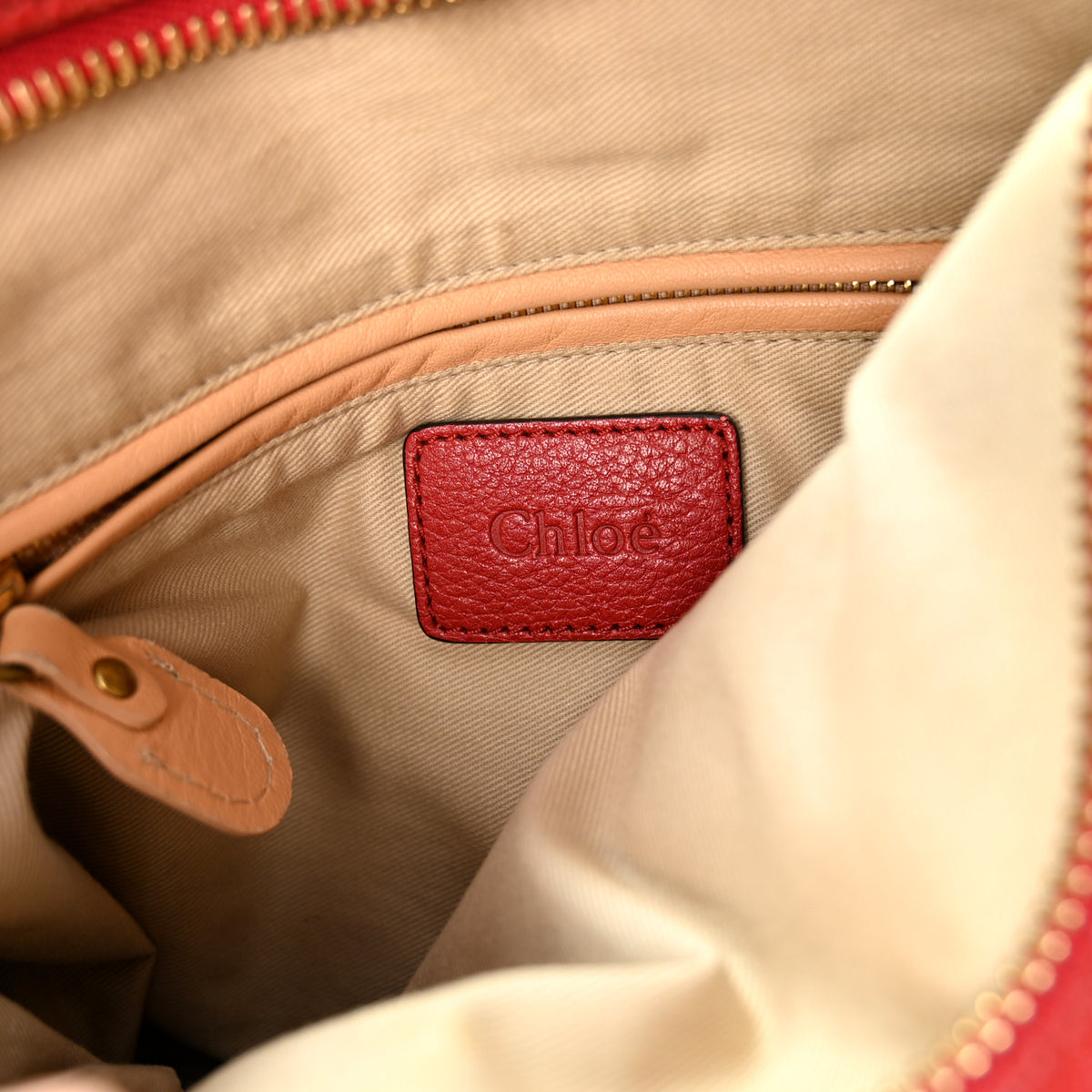 Chloe Calfskin Medium Paraty Red 6 of 11