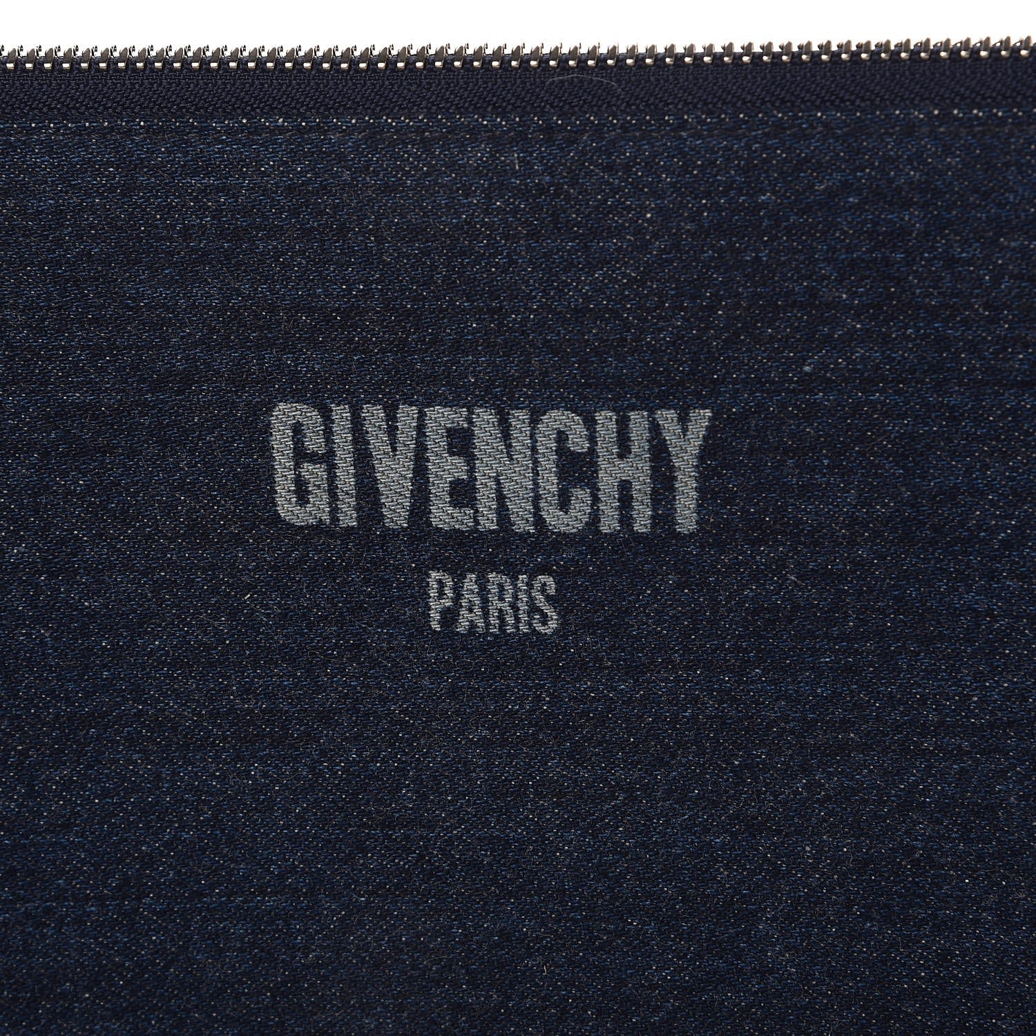 Givenchy Denim Medium Logo Pouch Blue 8 of 9