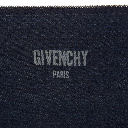 Givenchy Denim Medium Logo Pouch Blue 8 of 9