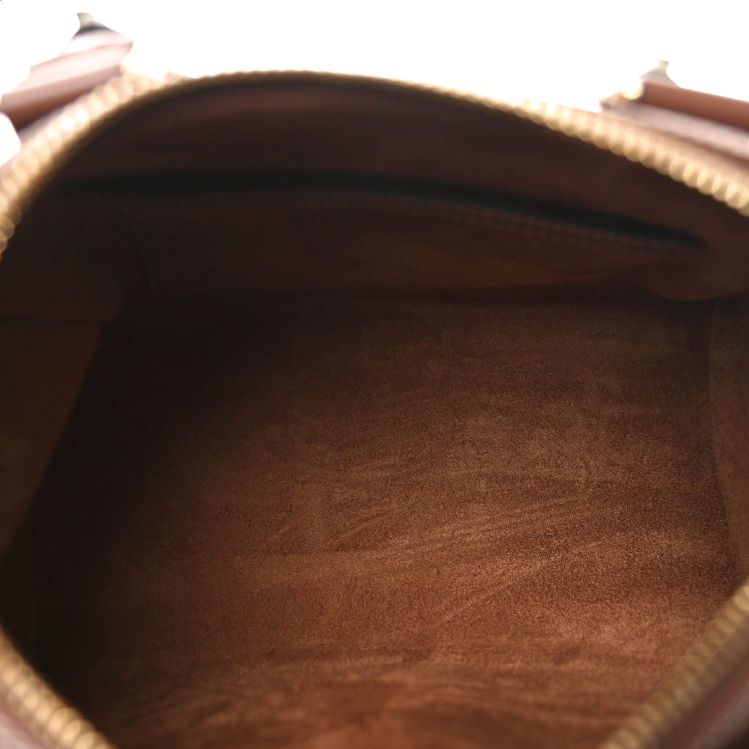 Celine Smooth Calfskin Triomphe Small Boston Bag Tan 5 of 10