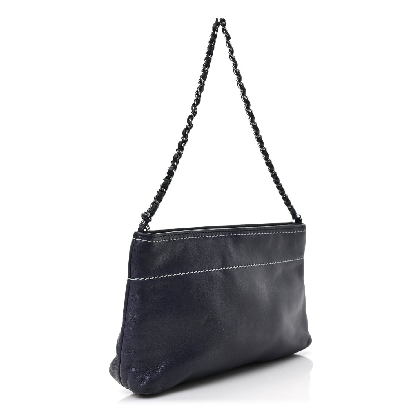 Lambskin Lax Pochette Navy