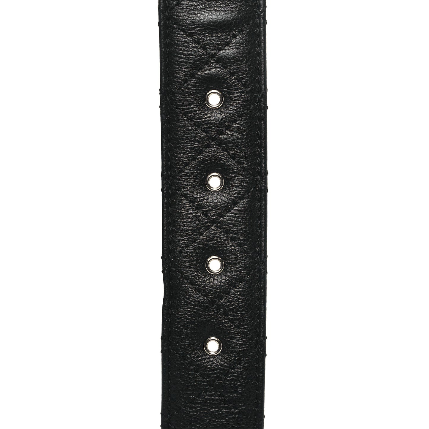 Caviar Quilted CC Chain Belt 95 38 Black