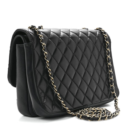 Chanel Lambskin Quilted Large CC Chic Flap Black 3 of 11