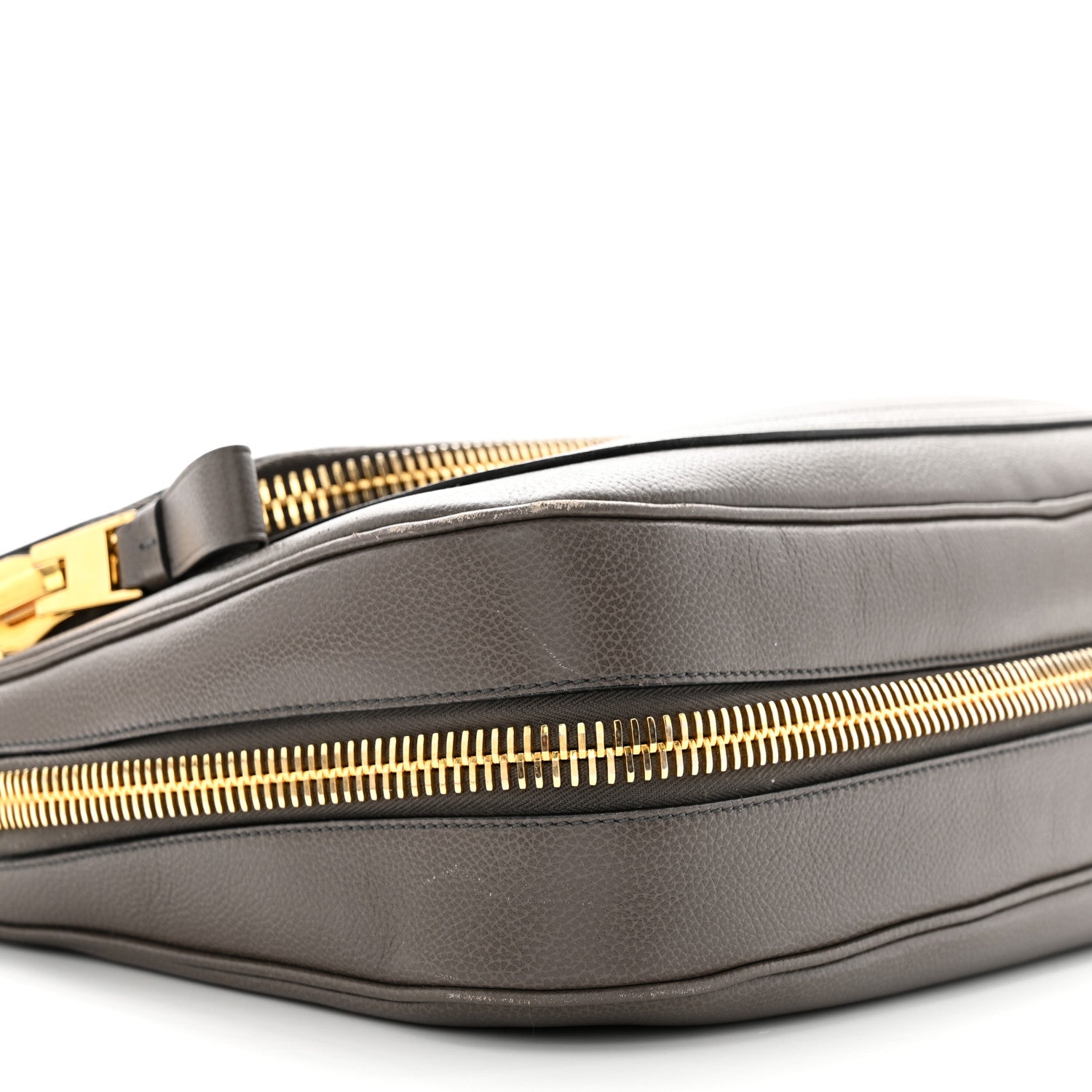 Tom Ford Pebbled Calfskin Medium Jennifer Graphite 10 of 17
