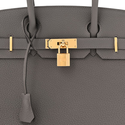Hermes Togo Birkin 30 Etain 8 of 12