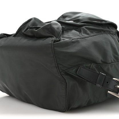 Prada Nylon Vela Medium Backpack Green 10 of 10