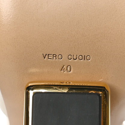 Fendi Vitello Fendi First 95mm Slide Sandals 40 Connecticut 8 of 8