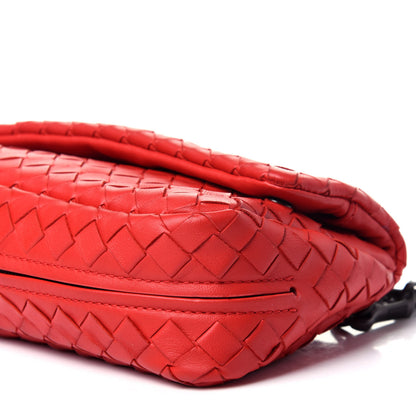 Bottega Veneta Nappa Intrecciato Mini Messenger Bag Red 7 of 16