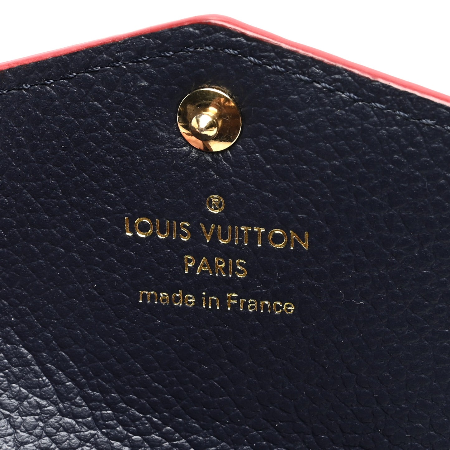 Empreinte Key Pouch Marine Rouge