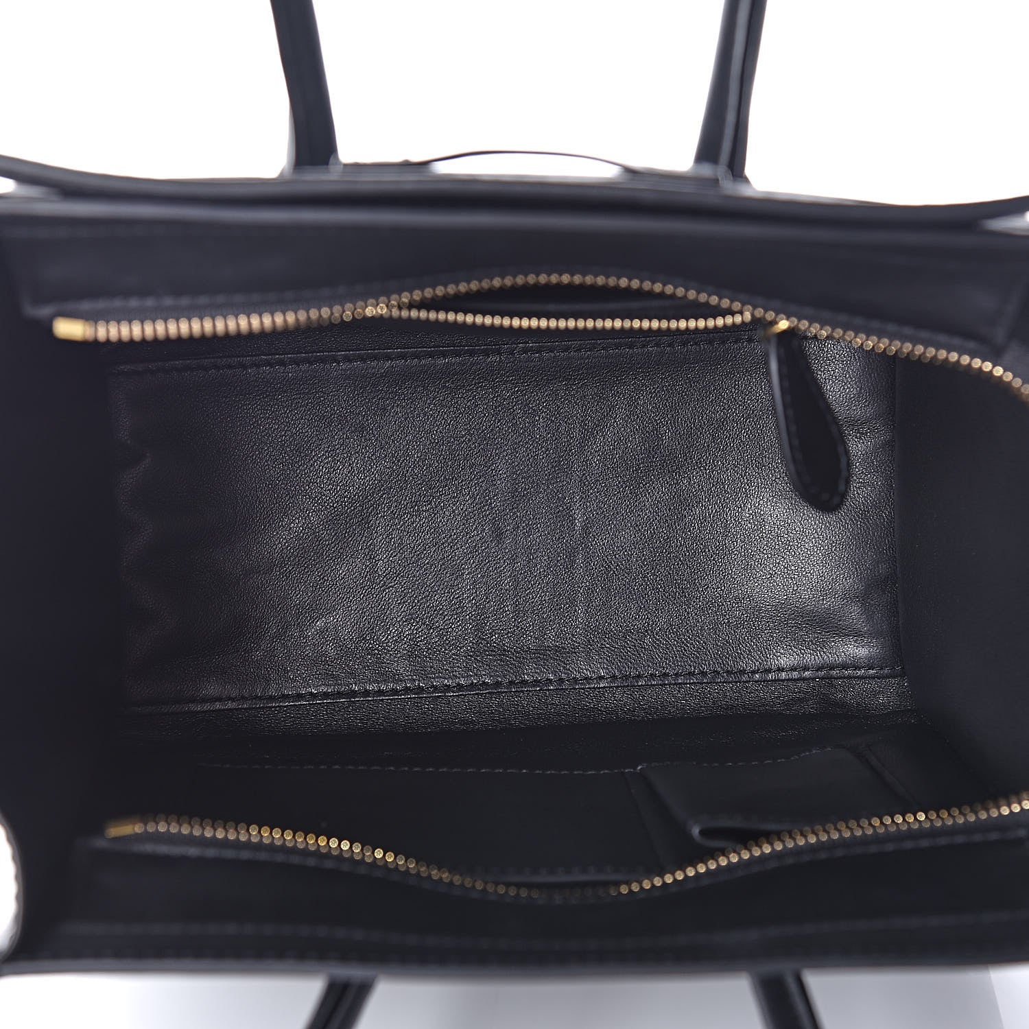 Celine Smooth Calfskin Micro Luggage Black 7 of 12
