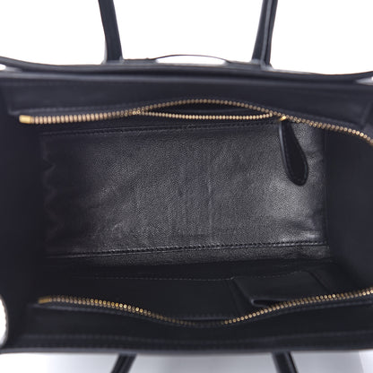 Celine Smooth Calfskin Micro Luggage Black 7 of 12