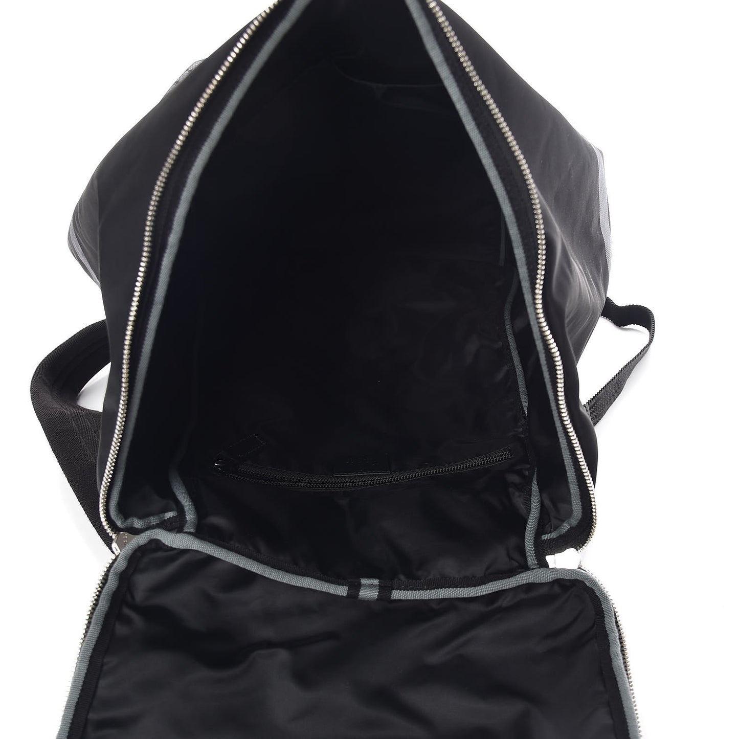 Nylon Diamante Backpack Black