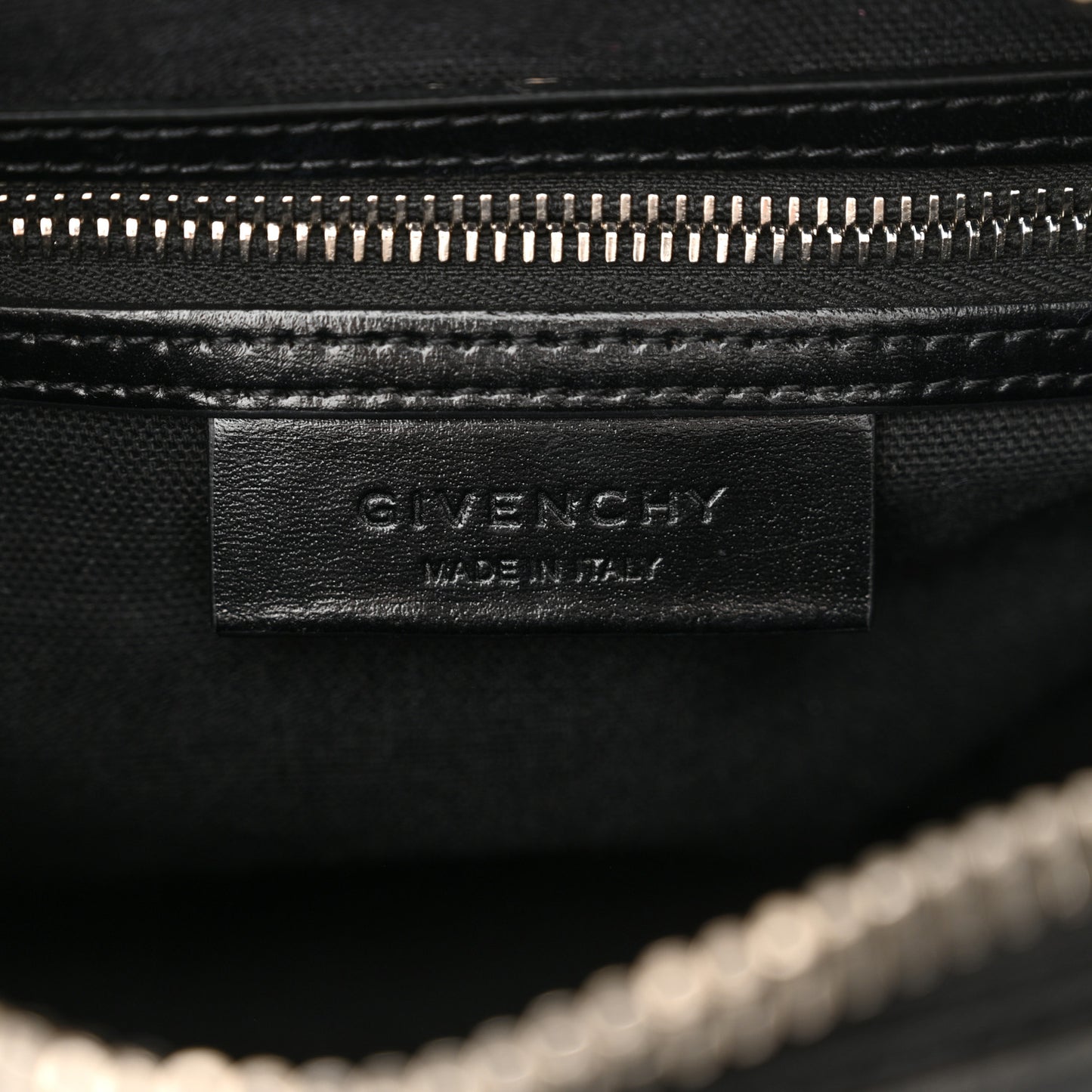 Shiny Lord Calfskin Mini Antigona Black