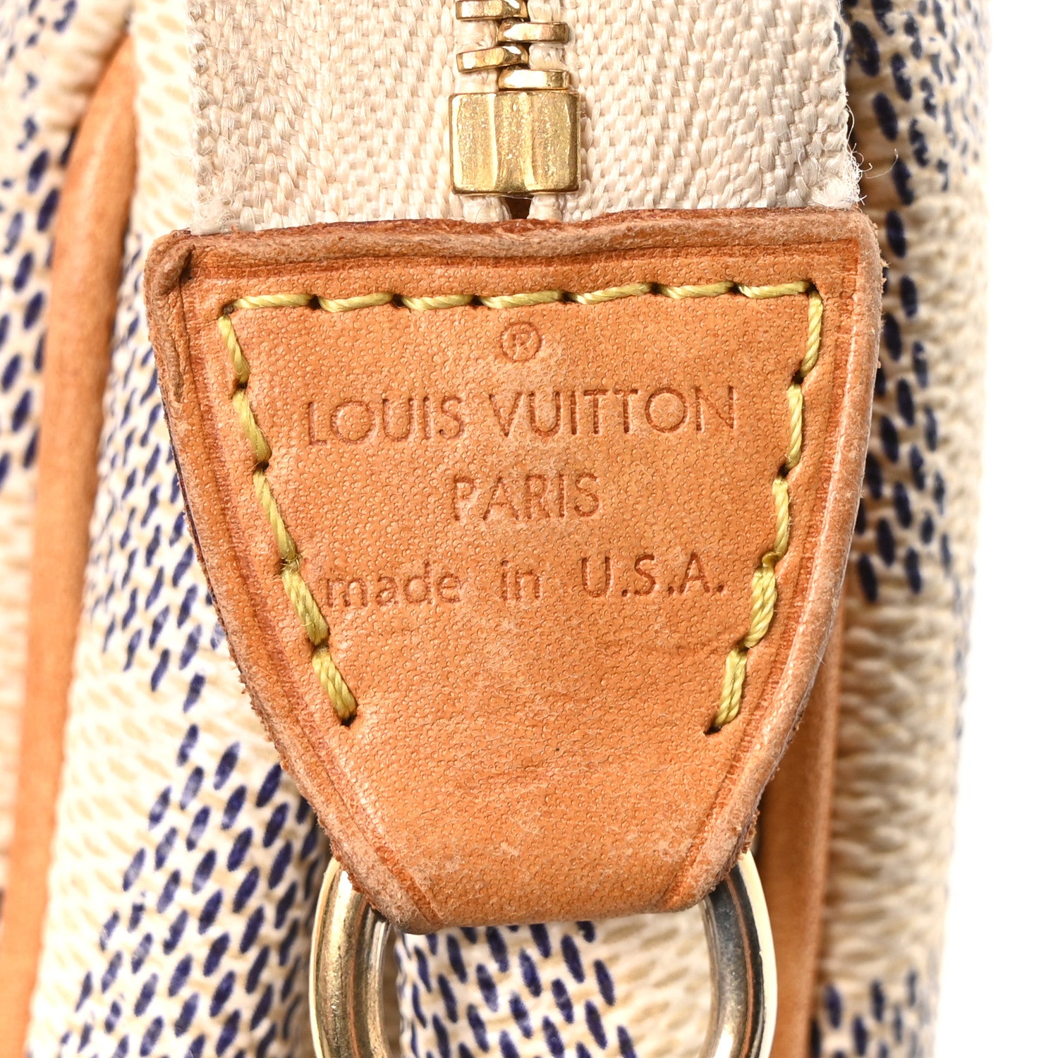Louis Vuitton Damier Azur Eva Clutch 6 of 9