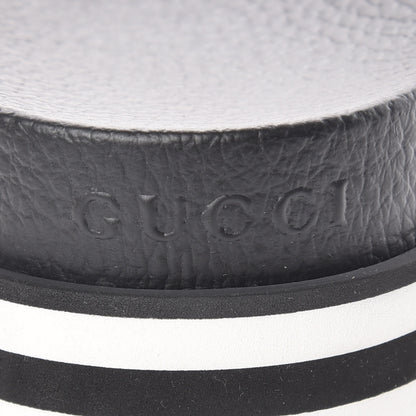 Gucci Metallic Nappa Silk Sunrise Heart Crossover Platform Lug Sole Sandals 39.5 Argento 8 of 9
