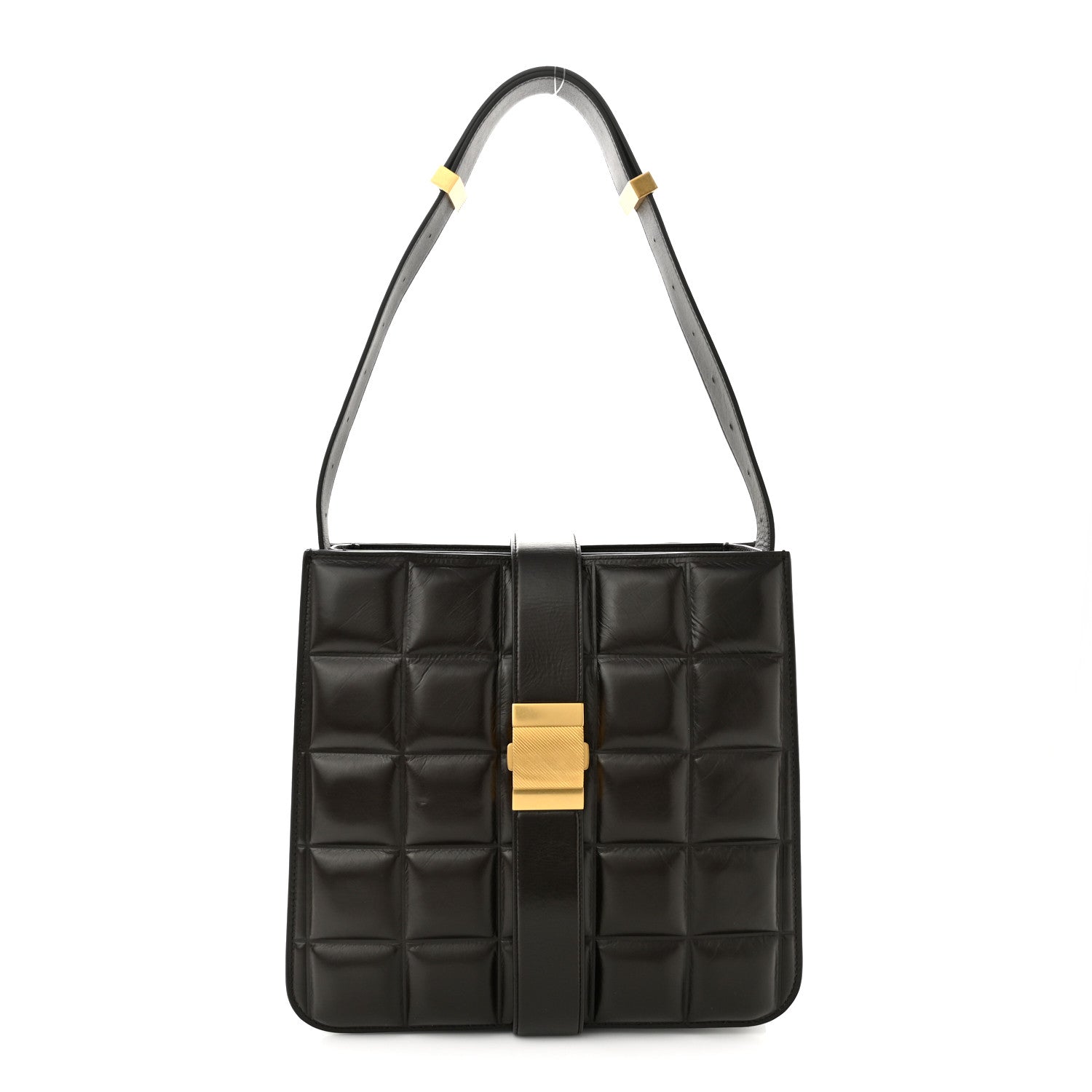 Bottega Veneta Nappa Maxi Intrecciato Padded Marie Bag Brown 1 of 9