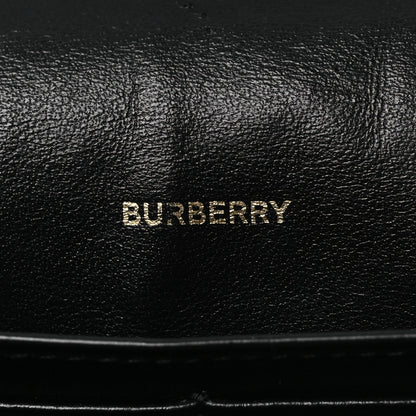 Burberry Grainy Calfskin Vintage Check Hampshire Crossbody Black 6 of 16