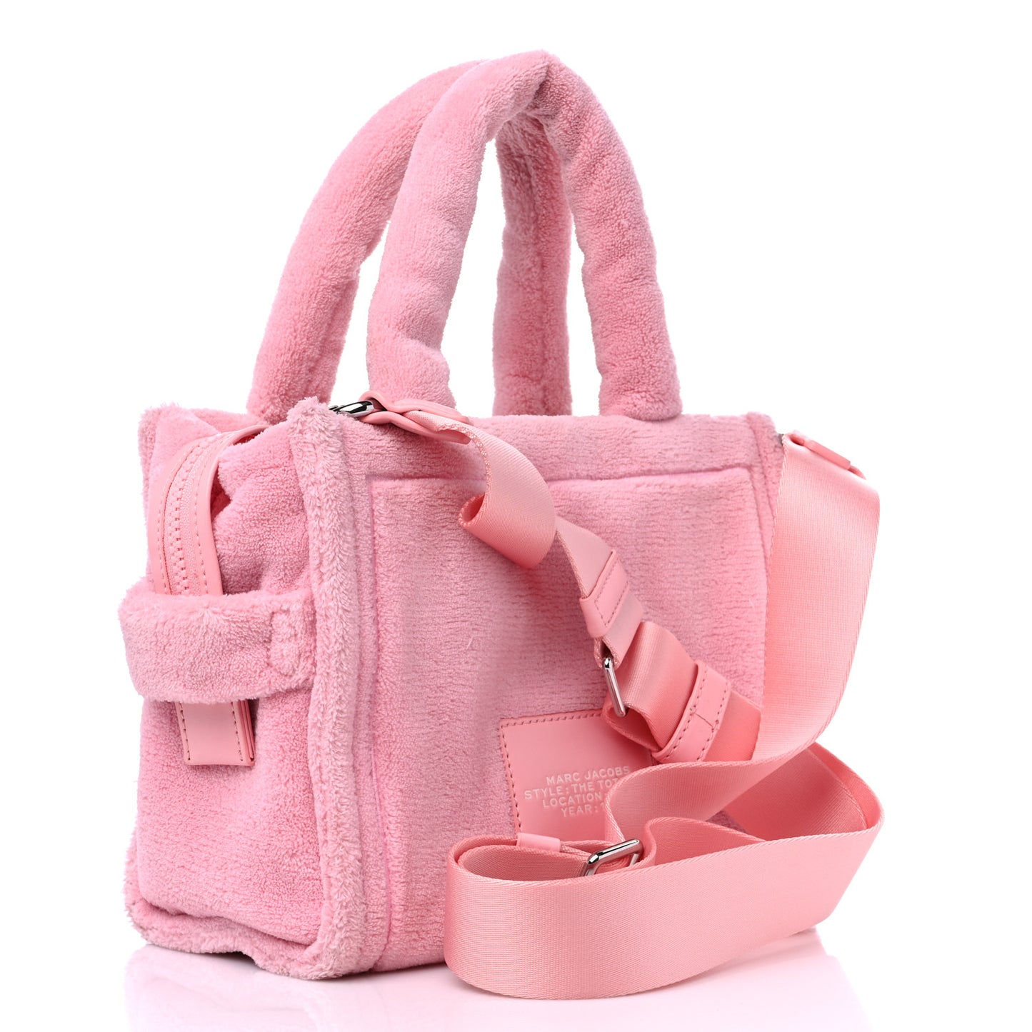 Polyester Mini Terry Tote Bag Light Pink