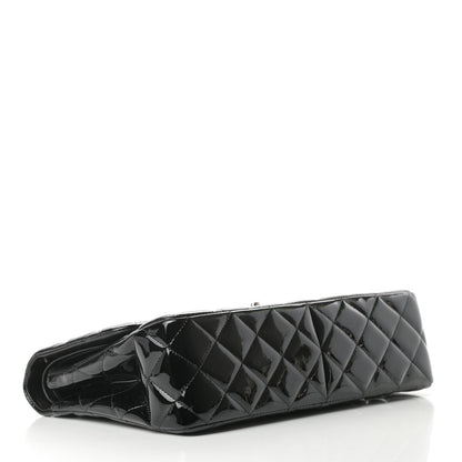 Chanel Patent Quilted Jumbo Double Flap Black 4 of 16